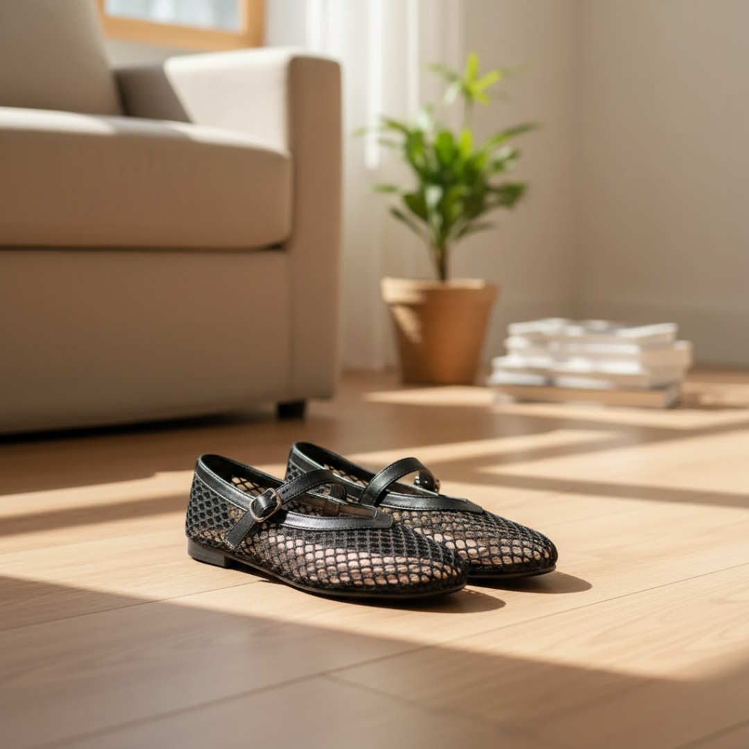Mesh Ballet Flats