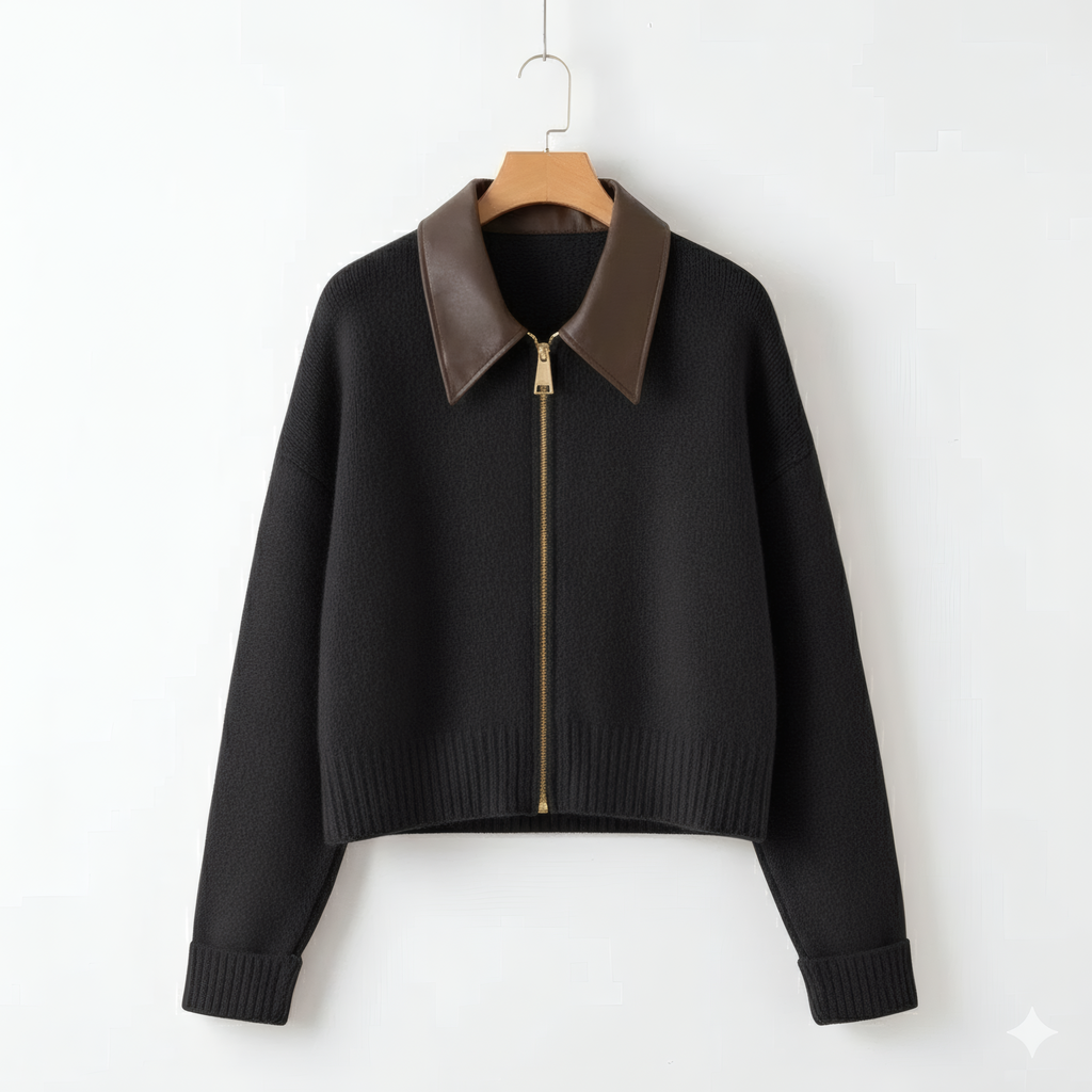 Vintage Zipper Cardigan