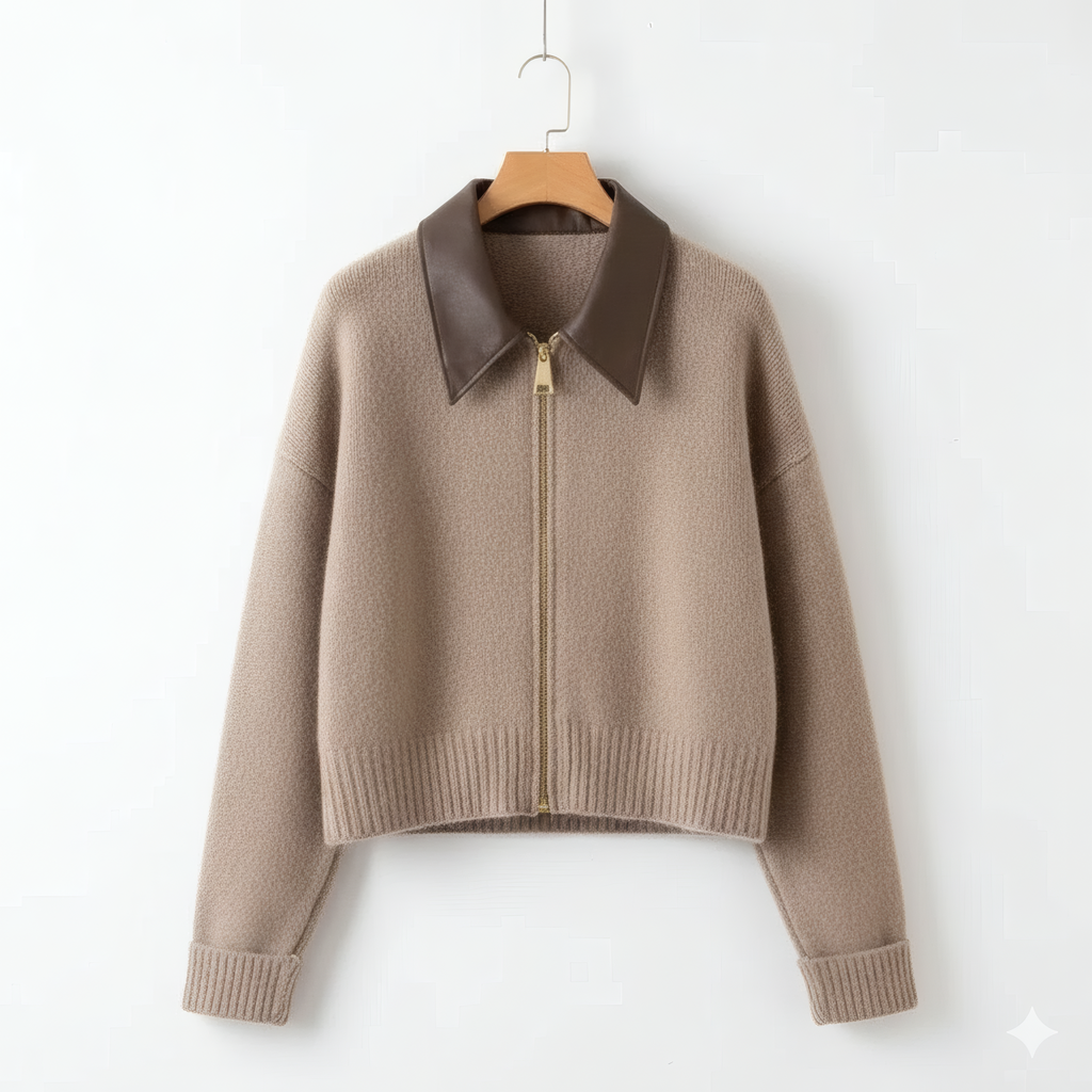 Vintage Zipper Cardigan