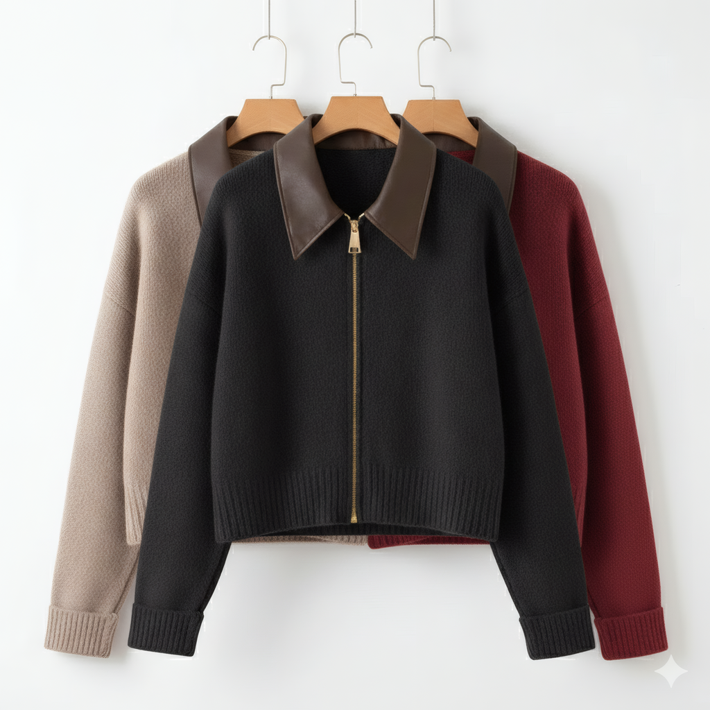 Vintage Zipper Cardigan
