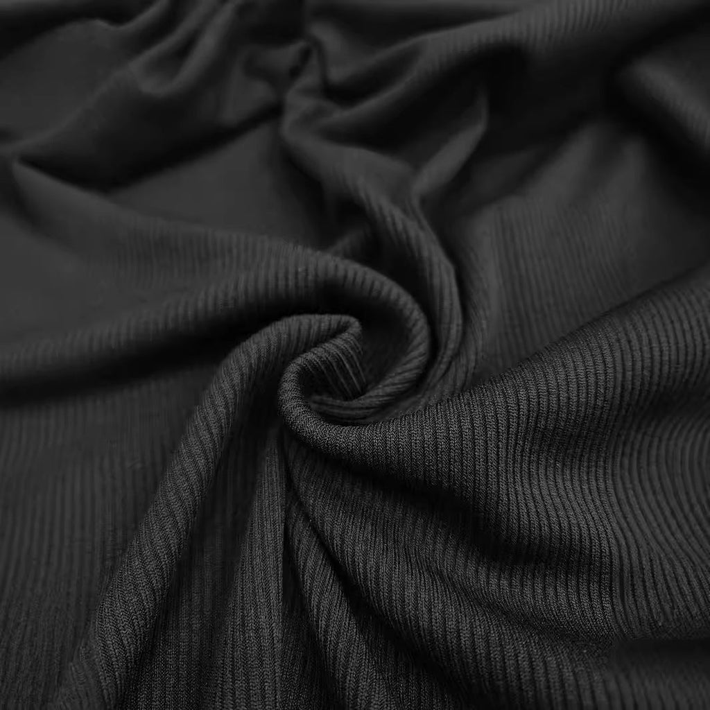 Midnight Ribbed Set