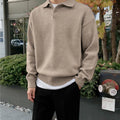Cozy Knit Polo Sweater