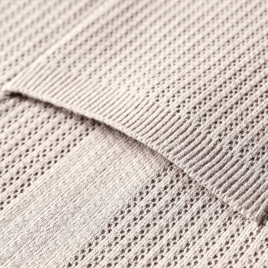 Men's Knit Cardigan Polo