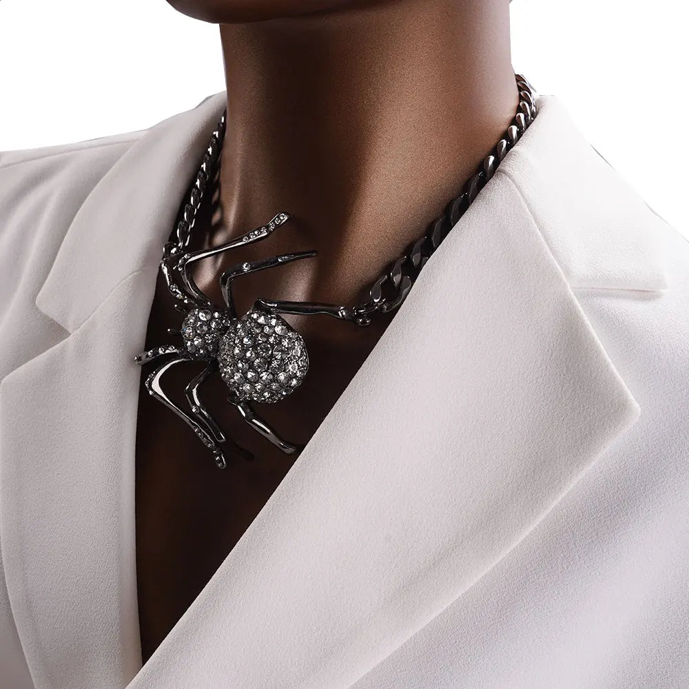 Gothic Spider Necklace