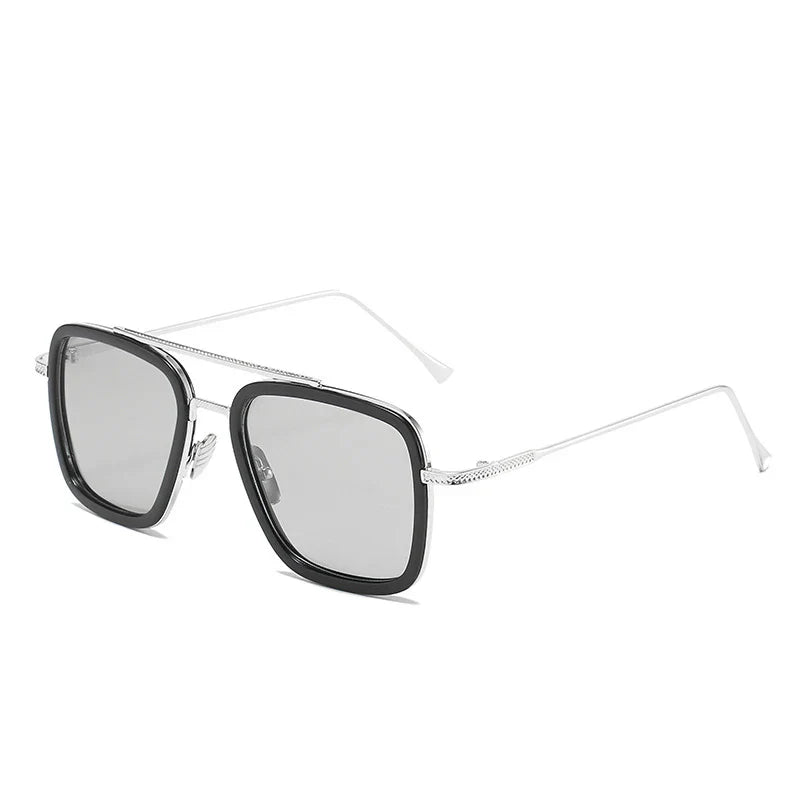 Modern Square Aviator Sunglasses