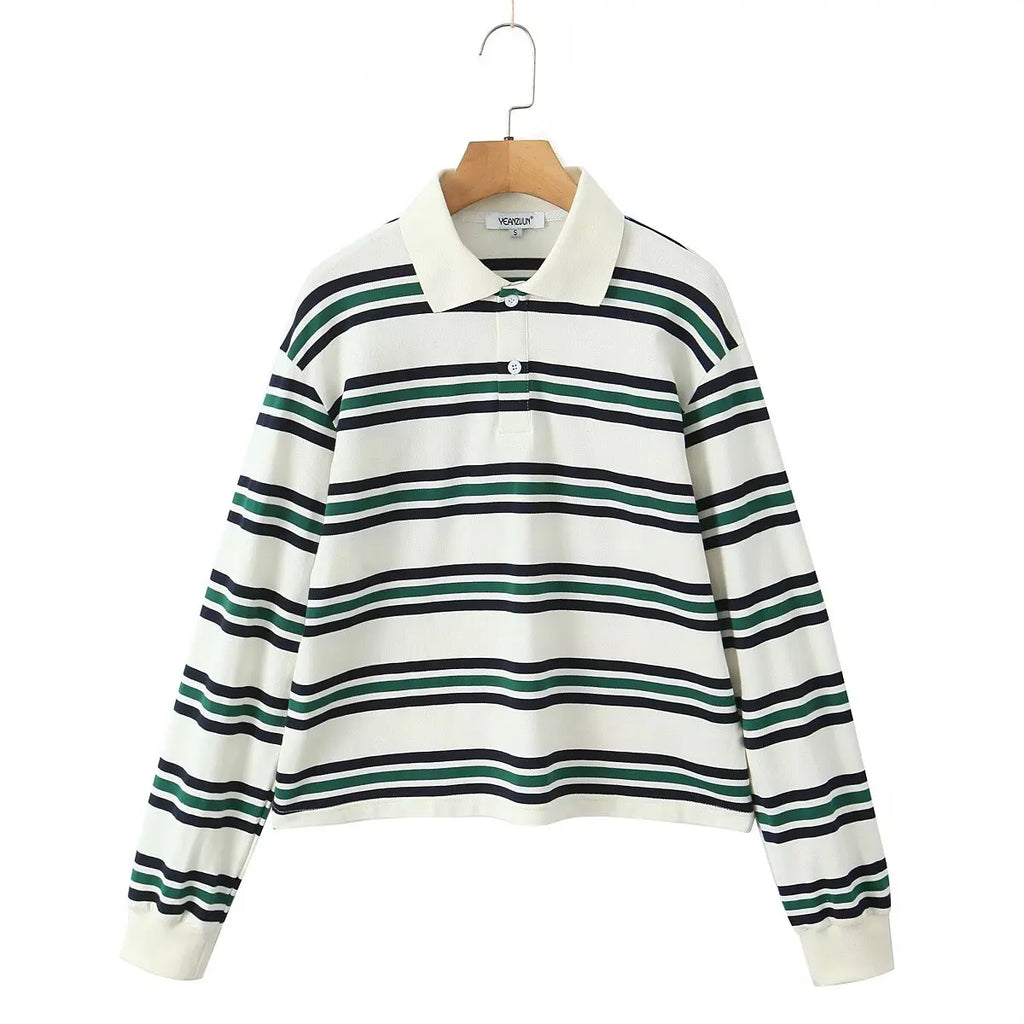 Riviera Striped Polo Shirt