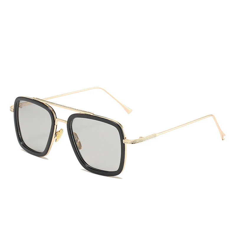 Modern Square Aviator Sunglasses