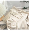 High-Waist Pleated Trousers