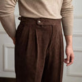 Naples High-Waist Pleated Trousers