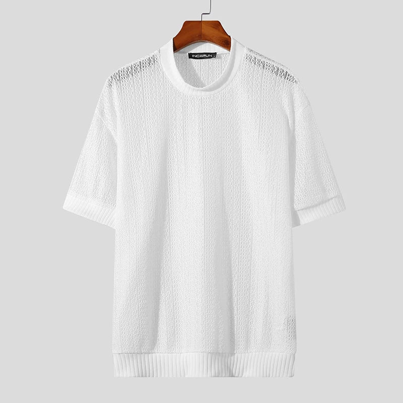 Modern Minimalist: Men's Textured Knit Sweater
