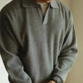 Cozy Knit Polo Sweater