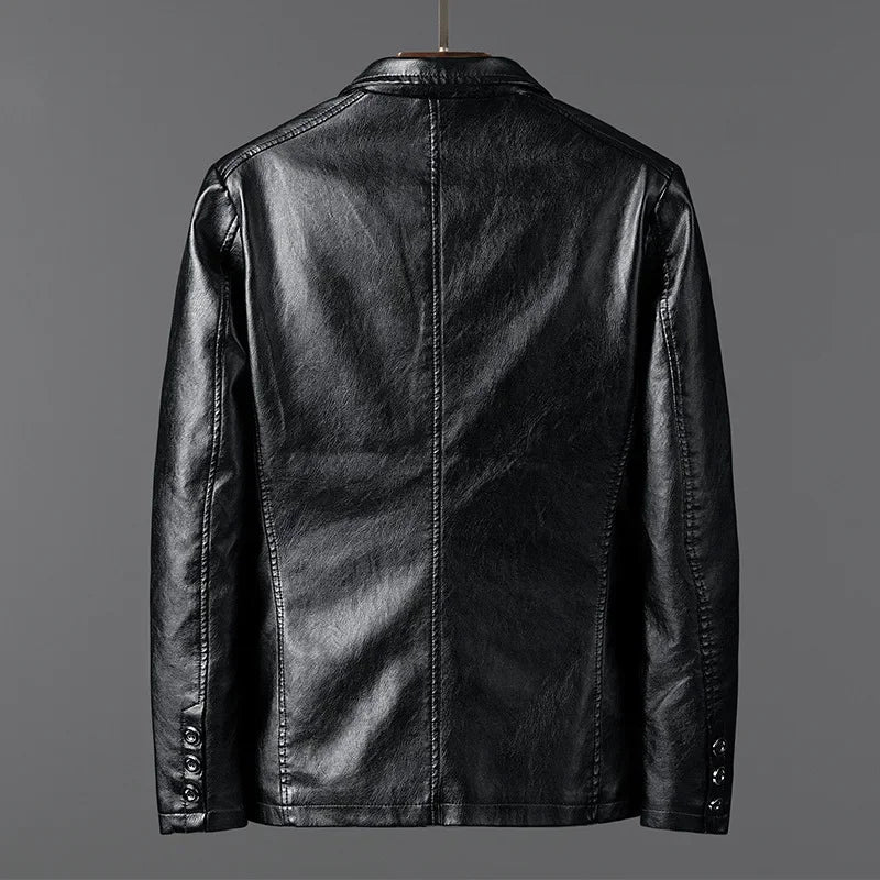 Sullivan Leather Blazer Jacket
