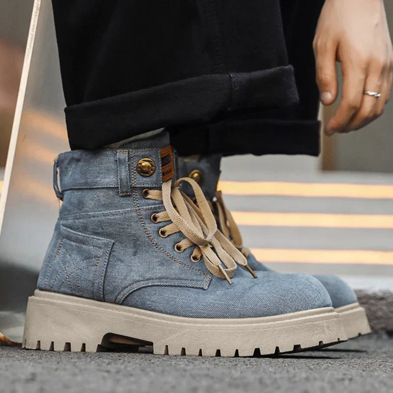 Vintage Denim Boots