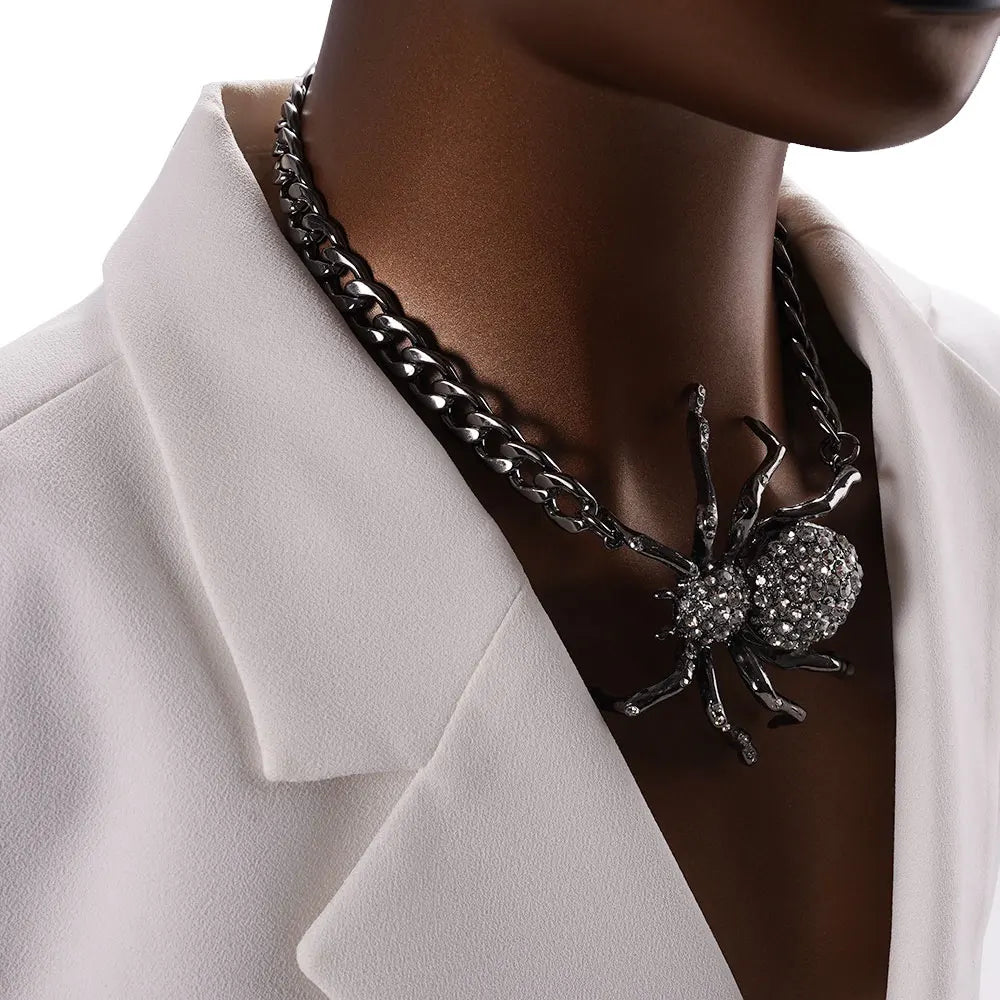 Gothic Spider Necklace