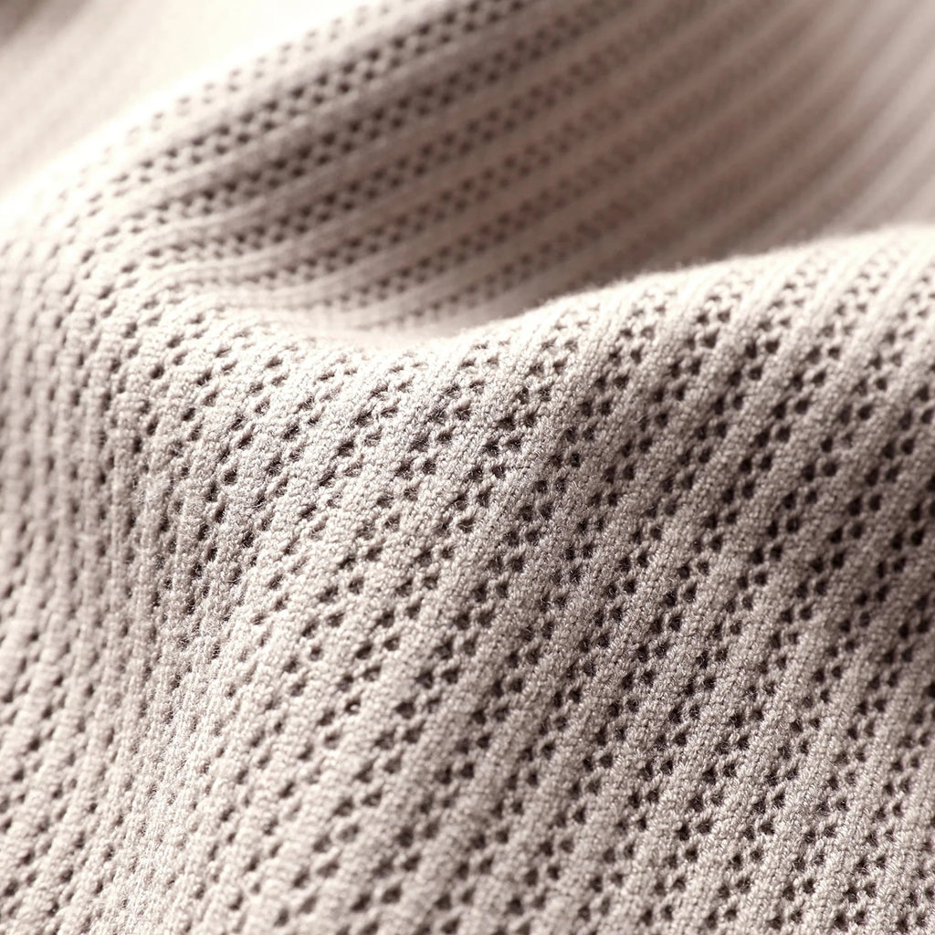Men's Knit Cardigan Polo