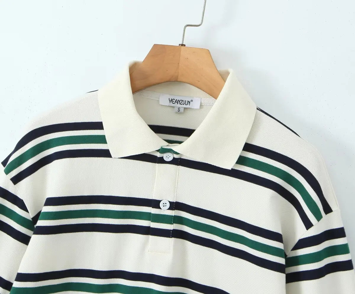 Riviera Striped Polo Shirt