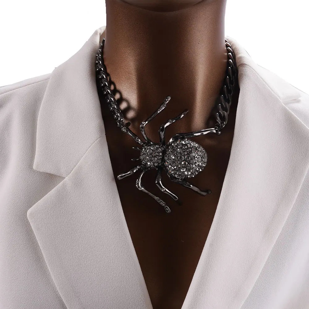 Gothic Spider Necklace