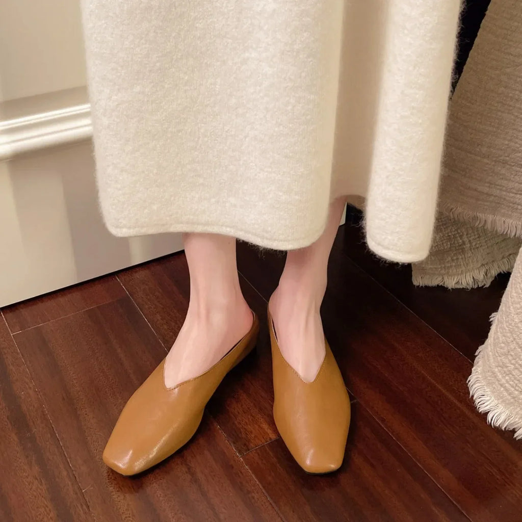 Chiara Leather Flats