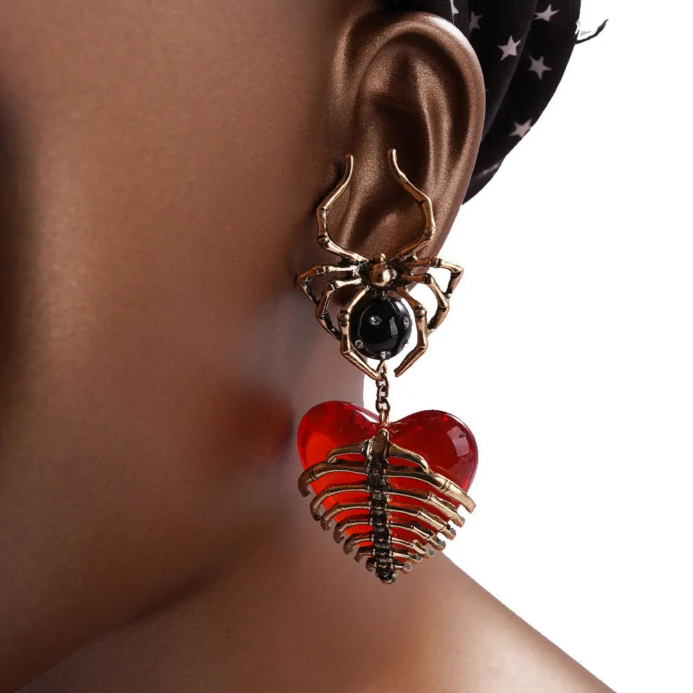 Dark Romance Spider Earring