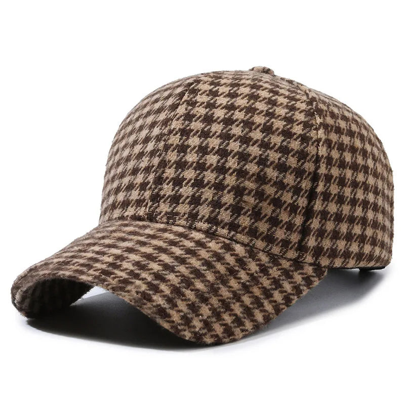 Houndstooth Cap