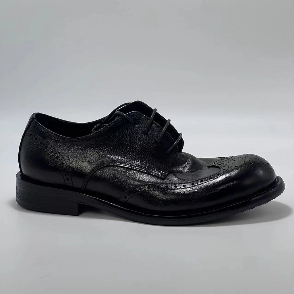 Vintage Cowhide Derby Shoes