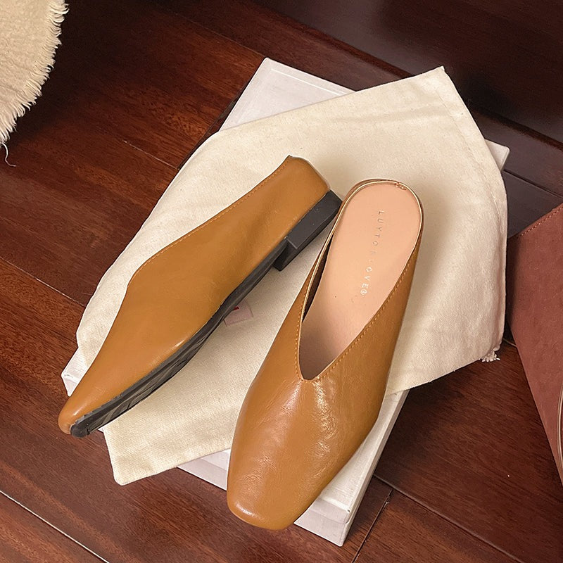 Chiara Leather Flats