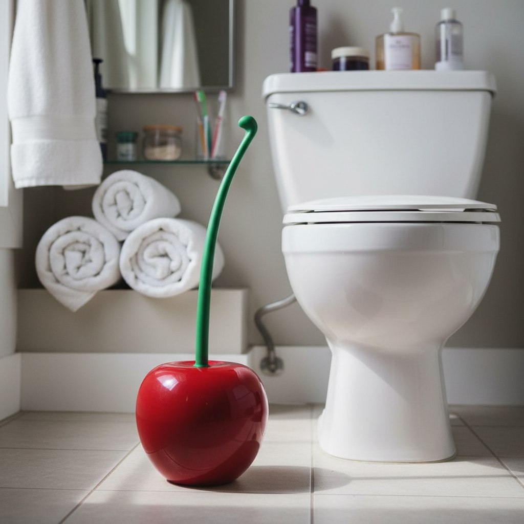 Cherry Toilet Brush